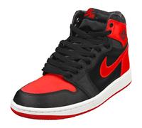 Nike Air Jordan 1 Retro High OG Damen Basketballschuhe, Black/University Rot-Weiß, 37.5 EU