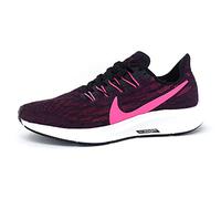 Nike WMNS Air Zoom Pegasus 36, Damen Traillaufschuhe, Mehrfarbig (Black/Pink Blast-True Berry-White 009), 39 EU (5.UK)