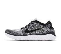 Nike WMNS Free Rn Flyknit 2018, Damen Laufschuhe, Weiß (White/Black 101), 38 EU