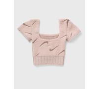 Nike WMNS PHNX BCL SS CROP TOP women Tops & Tanks pink in Größe:XS