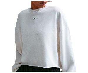Nike - Women's NSW Chill FT Crew - Pullover, Gr. S, grau (BirchHeather/Black)