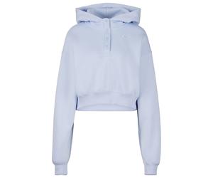 Nike - Women's NSW Phoenix Fleece OS Crop Henley Hoody - Hoodie, Gr. M, blau (HydrogenBlue/Sail)