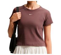 Nike - Women's Sportswear Tight Ribbed S/S T-Shirt - Funktionsshirt, Gr. XS, braun (Tattoo)