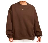 Nike - Women's Studio Fleece MW Oversize Crew - Pullover, Gr. XL, braun (CacaoWow/Sail)