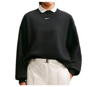 Nike - Women's Studio Fleece MW Oversize Crew - Pullover, Gr. XL, schwarz (TotalBlack/Sail)