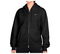 Nike - Women's Studio Fleece MW Std Full Zip Hoody - Hoodie, Gr. L, schwarz (TotalBlack/Sail)