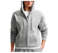 Nike - Women's Studio Fleece MW Std Full Zip Hoody - Hoodie, Gr. M, grau (DarkGreyHeather/Sail)