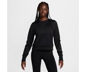 Nike Women's Therma-FIT Crew-Neck Fleece Damen Trainings-Langarmshirt schwarz, XL