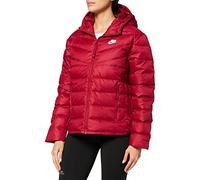 Nike Women's W NSW TF RPL Windrunner HD JKT Jacket, Pomegranate/Pomegranate/White, M