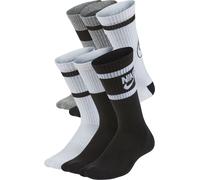Nike Y NK EVERYDAY CREW SOCKS 6P Socken M(137-147cm) weiß