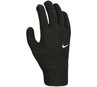 NIKE Swoosh Knit Strick-Handschuhe Kinder 010 black/white S/M