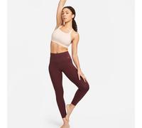 NIKE Zenvy High-Waist 7/8-Leggings Damen 652 - burgundy crush/black XS