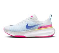 Nike ZoomX Invincible Run Flyknit 3 Herren-Sneaker, Weiß/Photon Dust/Fierce Pink/Deep Royal Blue, 44 EU