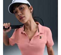 NikeCourt Heritage kurzärmliges Tennis-Poloshirt mit verkürztem Schnitt (Damen) - Pink S (EU 36-38) HJ8992-618