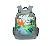 Nikidom Roller GO Rucksack mit Rädern, Jugend, Unisex, Rainforest (Mehrfarbig), Einheitsgröße