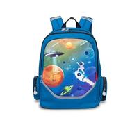 Nikidom Roller GO Rucksack mit Rädern, Jugend, Unisex, Space (Mehrfarbig), Einheitsgröße