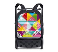 Nikidom Roller - Schulrucksack mit Rädern - Modell Roller Up Supergirl - 52 x 32,5 x 21 cm - 2 Fächer mit großem Fassungsvermögen - inklusive Lagerriemen und verstärkter Boden