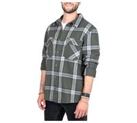 NIKIN - Treeplanter Overshirt Check - Hemd, Gr. L, grau (AshGreen/Navy)