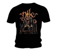 NILE Offizielles Band T-Shirt Death Metal Black Seeds of Vengeance Gr. Small, Schwarz
