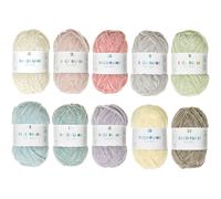 Rico Design GmbH & Co.KG Ricorumi Set 10er 'Nilli Nilli pastel', Farben: 002, 005, 007, 025, 018, 014, 016, 011, 003, 022