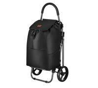 NILS CAMP Einkaufstrolley mit Sitz 40L klappbar für Einkauf Alltag Garten
