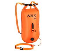 NILS CAMP Schwimmboje 3-in-1 Dry Bag 28L orange Rucksack für Outdoor Wasser Sport