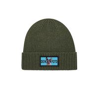 NIMAMA Personalisierte Mütze Beanie mit Foto Bedrucken Lassen - Herren & Damen Wintermütze Strickmütze als Geschenk selbst gestalten - Werbegeschenke mit eigenem Logo für Firmen & Vereine - Olive