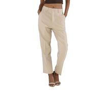 Nina Carter Damen Chino Hose Slim Fit - Elegante Stoffhose im Cigarette Fit mit Stretch Baumwolle, Business & Freizeit Hose mit Gürtelschlaufen