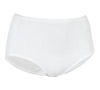 Nina von C. Damen-Taillenslip Feinripp Bio Weiß Größe 40