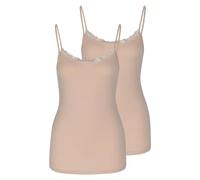 Nina von C. - Cosy - Spaghetti Top - 2er Pack (38 Nude)