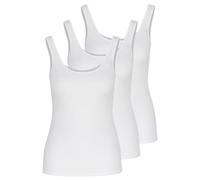 Nina von C - Daily - Achselhemd ohne Arm - Tanktop - 3er Spar-Pack (38 Weiß)