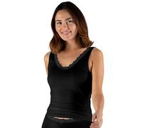 Nina von C. Damen Achselhemd Daily & Cosy 16 400 584 0 Gr. 36 in Schwarz