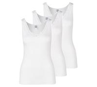 Achselhemd NINA VON C. "Damen Achselhemd GOTS Fine Cotton", Damen, Gr. 46, N-Gr, weiß, Obermaterial: 100% Baumwolle CO(Bio)., Unterhemden (53327167-46) weiß