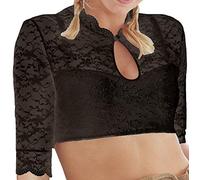 Nina von C. Damen Dirndlbluse Alicia - Schwarz Gr. 40