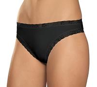 Taillenslip NINA VON C. "3er Pack Damen Taillenslip Slipboutique", Damen, Gr. 48, schwarz, Stoff, Obermaterial: 93% Baumwolle CO. 7% Elasthan EL., Unterhosen Taillenslip (20811264-48) schwarz