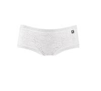Nina von C like it! 2x Spitzen Panty in schwarz oder weiß (L, 2x weiß)