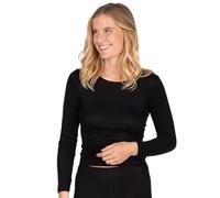 Unterhemd NINA VON C. "Langarm Damen Shirt Motion", Damen, Gr. 44, N-Gr, schwarz, Obermaterial: 95% Modal CMD. 5% Elasthan EL., Unterhemden Unterhemd (31122250-44) schwarz