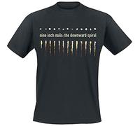 Nine Inch Nails Downward Spiral Männer T-Shirt schwarz XXL 100% Baumwolle Band-Merch, Bands