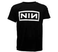 Nine Inch Nails klassisches Logo-Band-T-Shirt S Schwarz