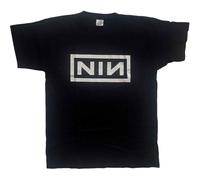 Nine Inch Nails T Shirt Classic Band Logo Nue offiziell Herren Schwarz L