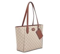 Nine West Damen Adeline Tote, Designer, Trend, Schulter, Mushroom Logo Mahagoni