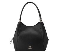NINE WEST Damen Etta Jet Set Handtasche, Umhängetasche, Satche, Tragetasche, Geldbörse, Schwarz
