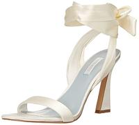 NINE WEST Damen Kelsie Sandale mit Absatz, Elfenbein, 39 EU