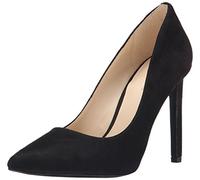 NINE WEST Damen Wntatiana Kleid Pumpe, Schwarzes Wildleder, 41 EU
