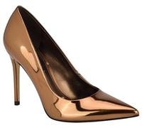 Nine West Women's Fresh Pointy Toe Pump, Bronze Mirror Metallic 751, 37.5 EU
