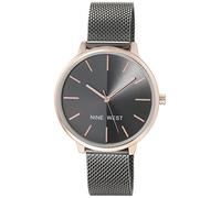 Nine West Women's Mesh Bracelet Watch Grey