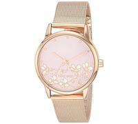 Nine West Women's Mesh Bracelet Watch Rose Gold