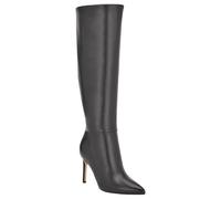 Nine West Women's Richy Wide Calf Knee High Boot, Black Leather 004, 42 EU