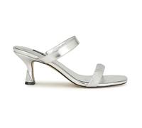 Nine West Damen Shimme Sandale mit Absatz, Silber 040, 37.5 EU