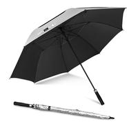NINEMAX UV Schutz Golf Regenschirm Groß,Automatische öFfnen Golfschirm | M/L/XL/XXL,Doppellagiger Schirmstoff,für herren Dame familienschirm,für Golfplatz Sportveranstaltungen 8 Speichen